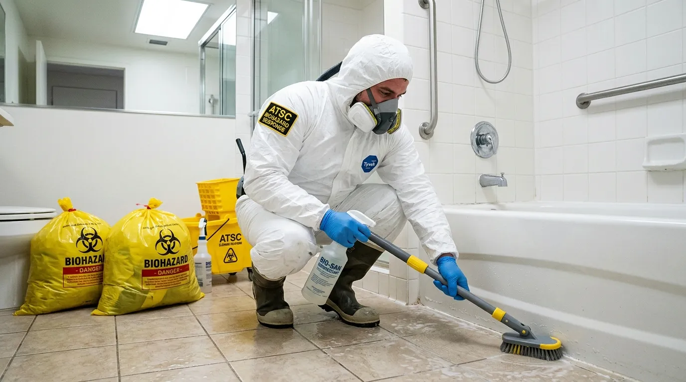 Decontamination equipment deployed for Blood Cleanup in Mount Dora